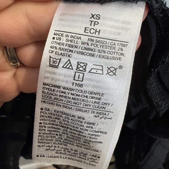 OLD NAVY waist defined metallic swiss dot smocked mini dress size XS - Picture 7 of 8